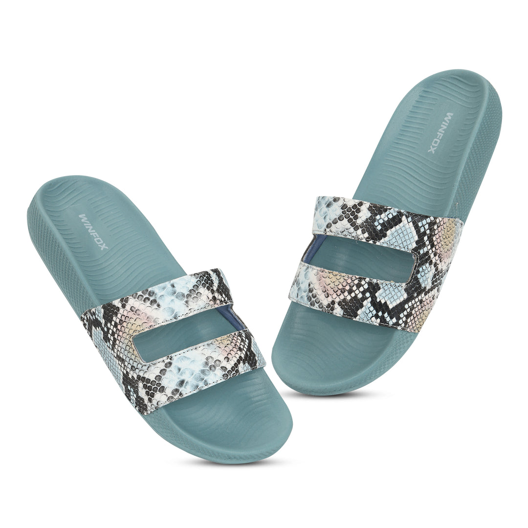 Women's VISTA green comfort slide