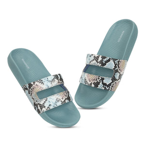 Women's VISTA green comfort slide