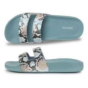 Women's VISTA green comfort slide