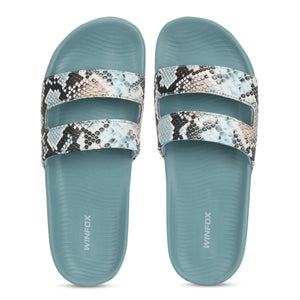 Women's VISTA green comfort slide