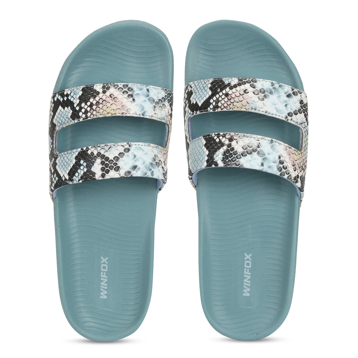 Women's VISTA green comfort slide