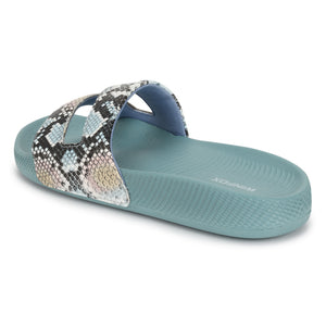 Women's VISTA green comfort slide