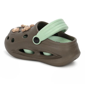 Womens TINY TOES brown pista Clogs