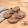 Women's DIAMOND tan comfort slide