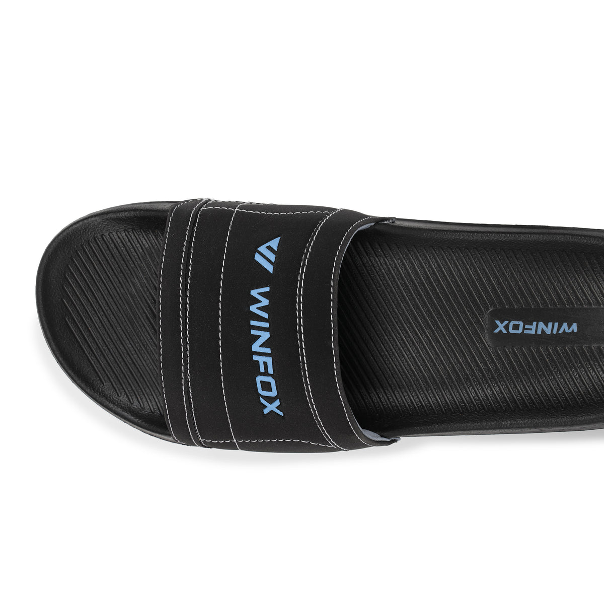 WINFOX Franco Padded Slides for Men — Black