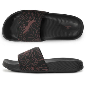 Women's FOX black comfort slide