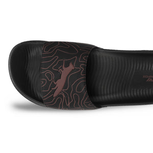 Women's FOX black comfort slide