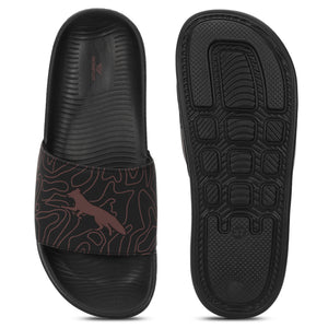 Women's FOX black comfort slide