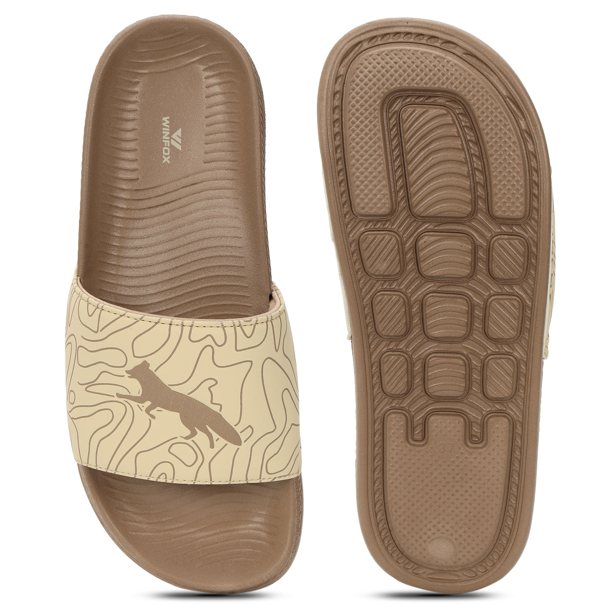 Women's FOX chickoo comfort slide