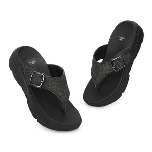 Women's FUEL black comfort slide