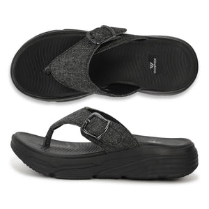 Women's FUEL black comfort slide