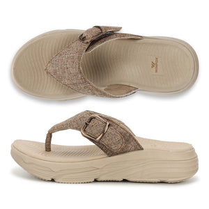 Women's FUEL tan comfort slide