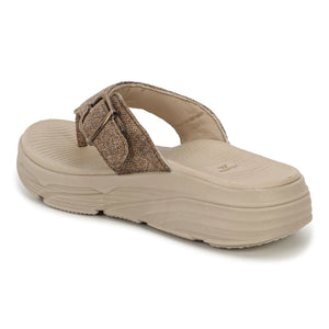 Women's FUEL tan comfort slide