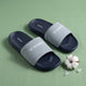 WINFOX Franco Padded Slides for Men — Grey / Navy