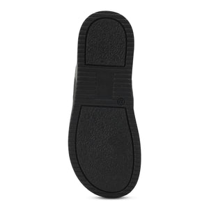 WINFOX Joya Cushioned Thong Sandals for Women — Black