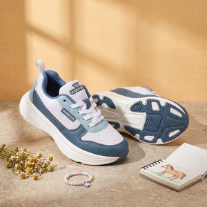 WINFOX Jasmine Girls' Cushioned Sneakers — White