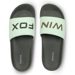 Women's LILLY olive comfort slide