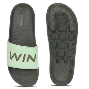 Women's LILLY olive comfort slide