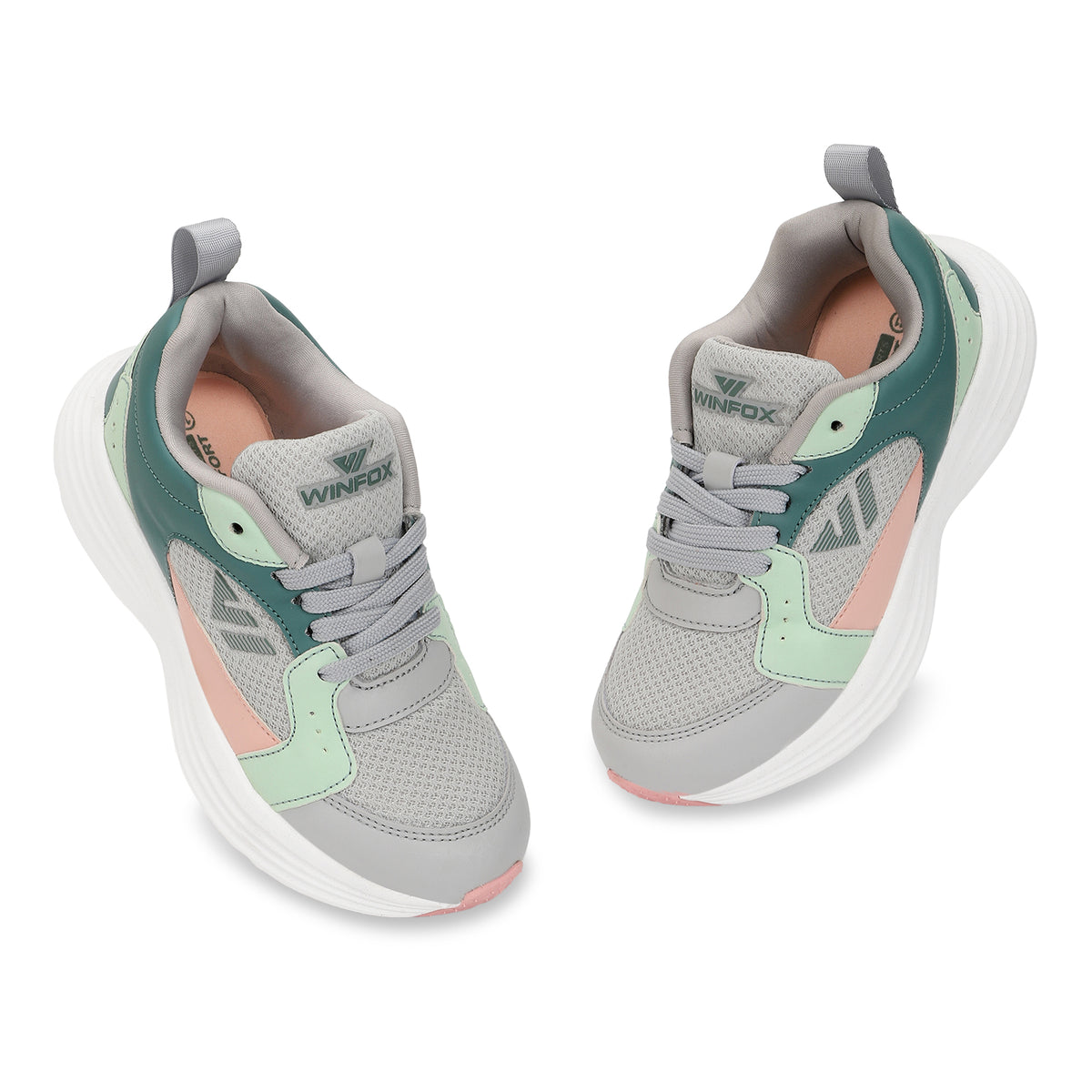 WINFOX Loop Kids' Cushioned Sneakers — Grey