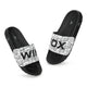 WINFOX Neoz Printed Slides for Men — Black / White