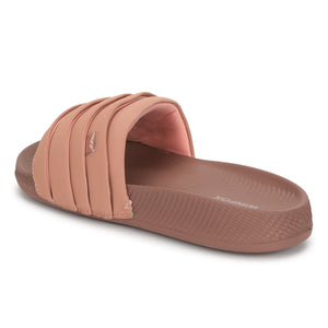 Women's PUFF peach comfort slide