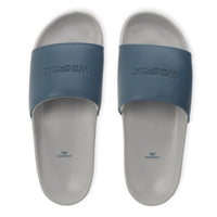 WINFOX Smooth Cushioned Slides for Men — Slate / Grey