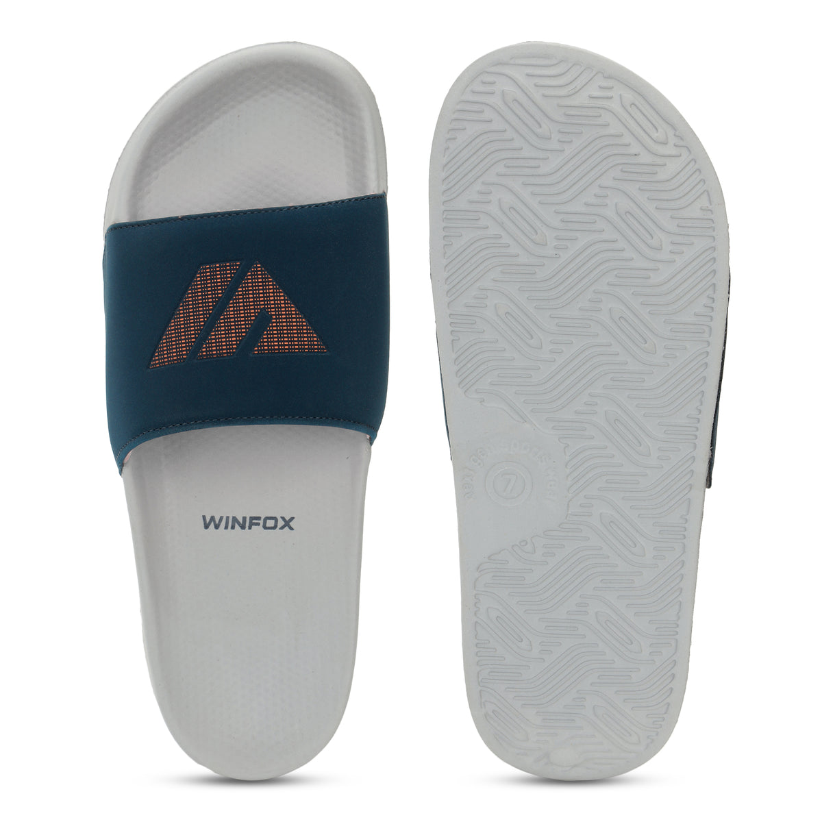 WINFOX Soft Cushioned Slides for Men — Navy