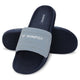 WINFOX Franco Padded Slides for Men — Grey / Navy