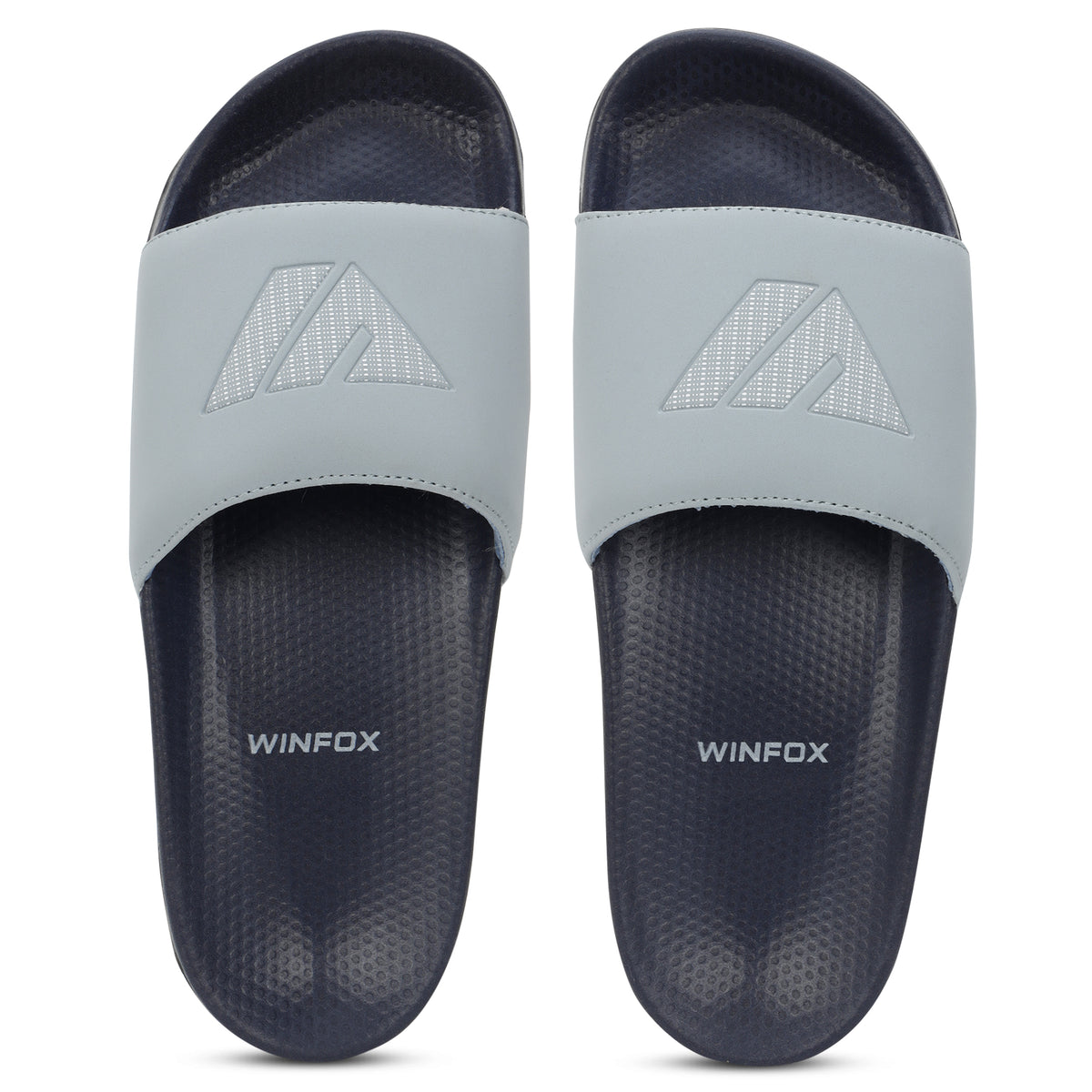 WINFOX Soft Cushioned Slides for Men — Sky